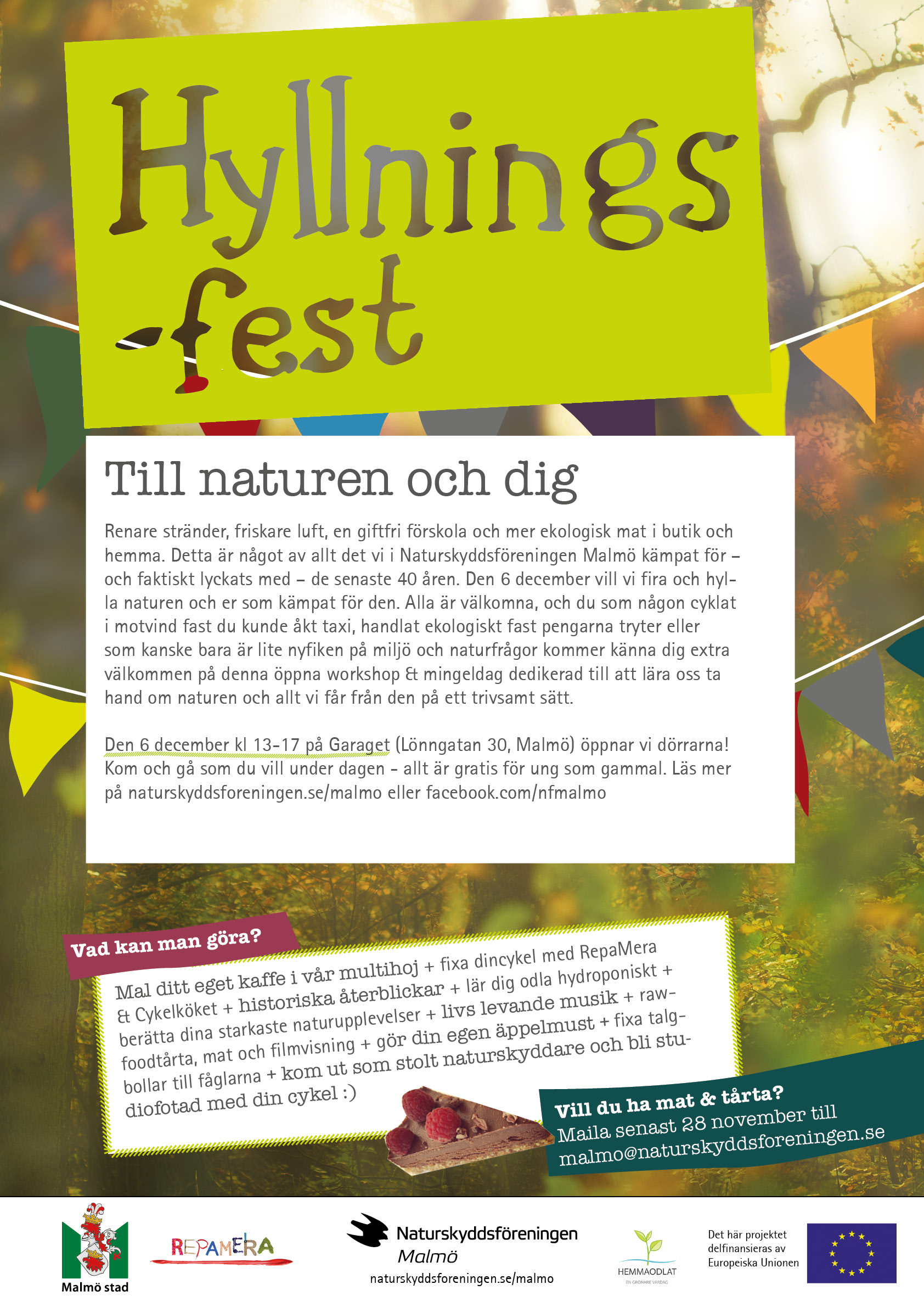 Naturskyddsföreningen Malmö 40-årsfest